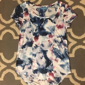 Vera Wang Scoopneck Fitted Blouse